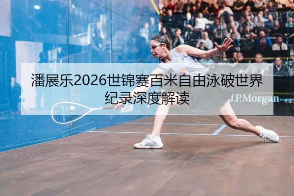 潘展乐2026世锦赛百米自由泳破世界纪录深度解读